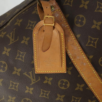 Louis Vuitton Keepall Bag Monogram Canvas, BROWN, CANVAS, Travel bag