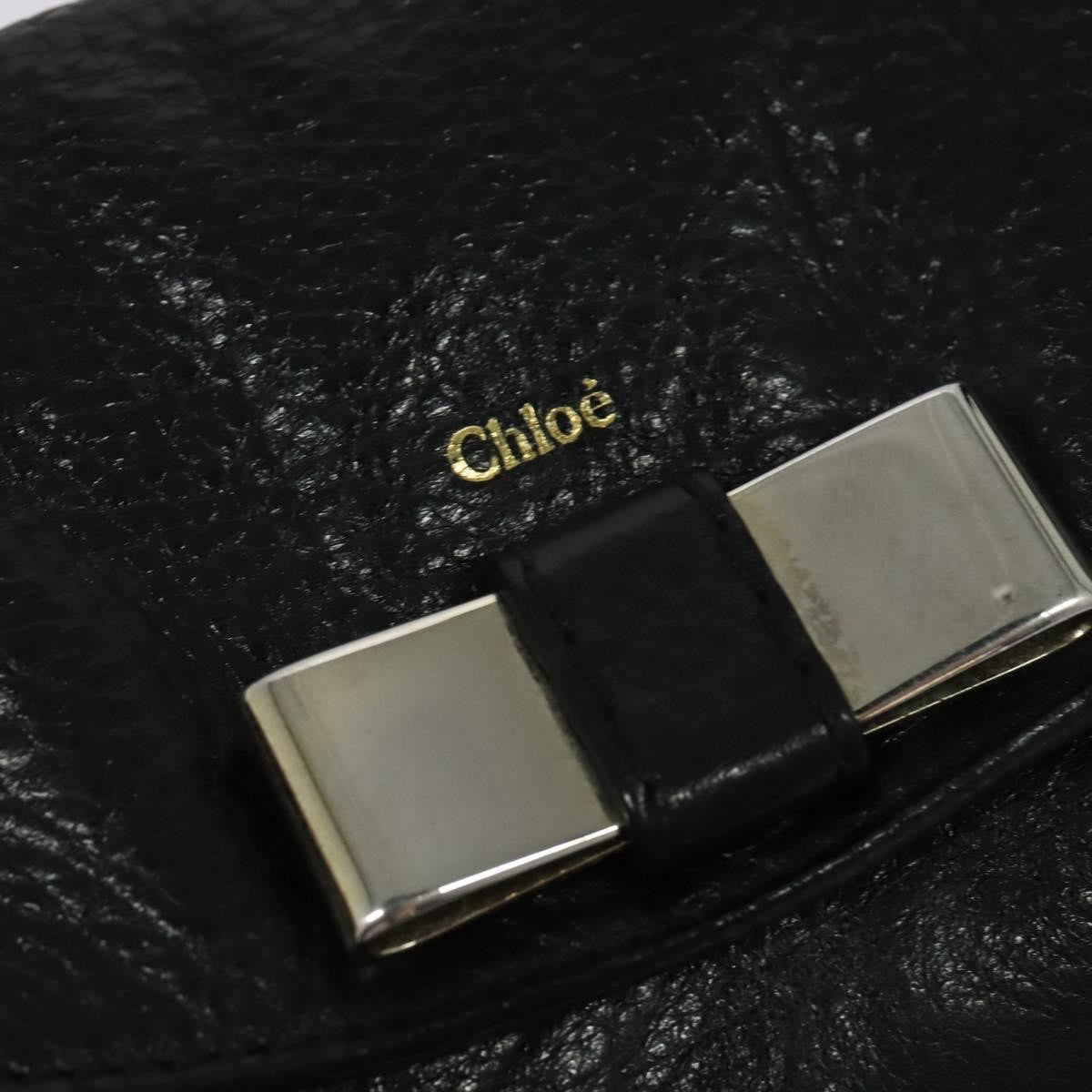 Chloe Lily Handbag Leather, BLACK, LEATHER, Handbag
