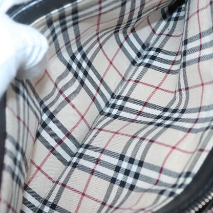 Burberry Vintage Handbag Leather, BLACK, LEATHER, Handbag