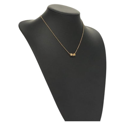 Christian Dior CD Pendant Necklace Gold-plated, GOLD, METAL, Necklace