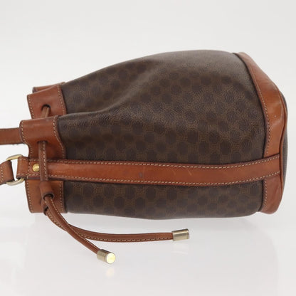 Celine Vintage Shoulder Bag Canvas, BROWN, CANVAS, Shoulder bag