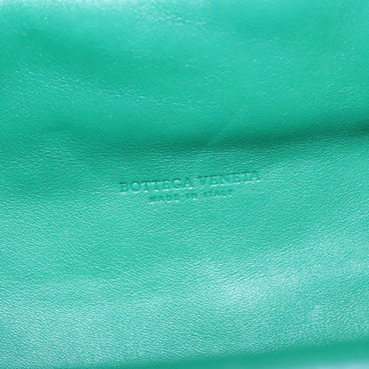 Bottega Veneta The Chain Pouch Leather, GREEN, LEATHER, Clutche & pouche