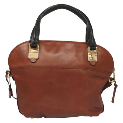 Chloe Angie Tote Leather, BROWN, LEATHER, Tote bag
