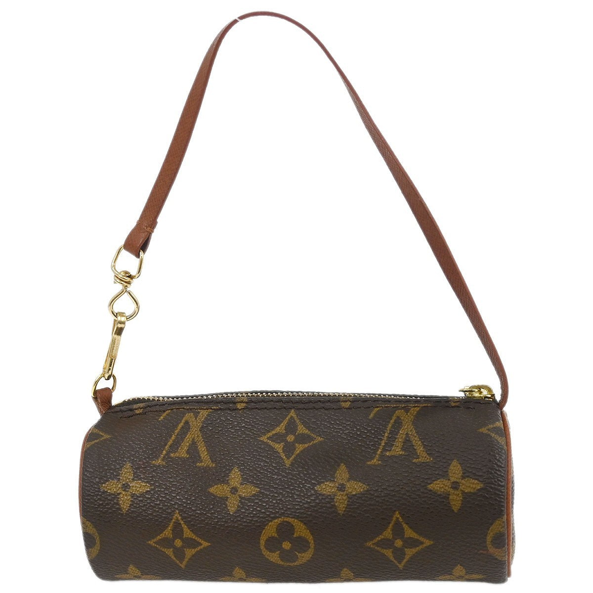 Louis Vuitton Papillon Pochette Monogram Canvas, BROWN, CANVAS, Clutche & pouche