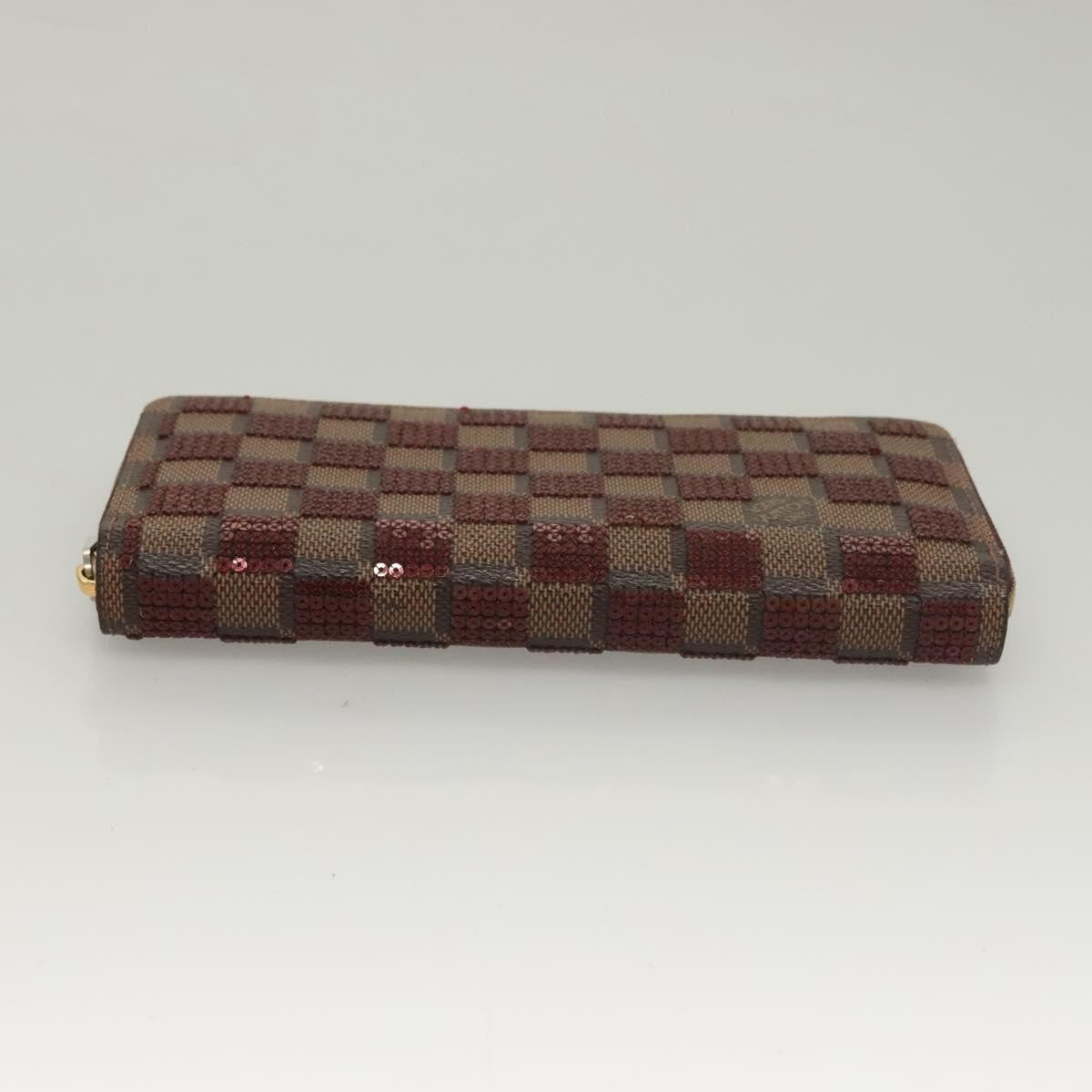 Louis Vuitton Zippy Wallet NM Damier, RED, CANVAS, Wallets
