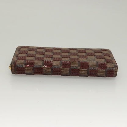 Louis Vuitton Zippy Wallet NM Damier, RED, CANVAS, Wallets