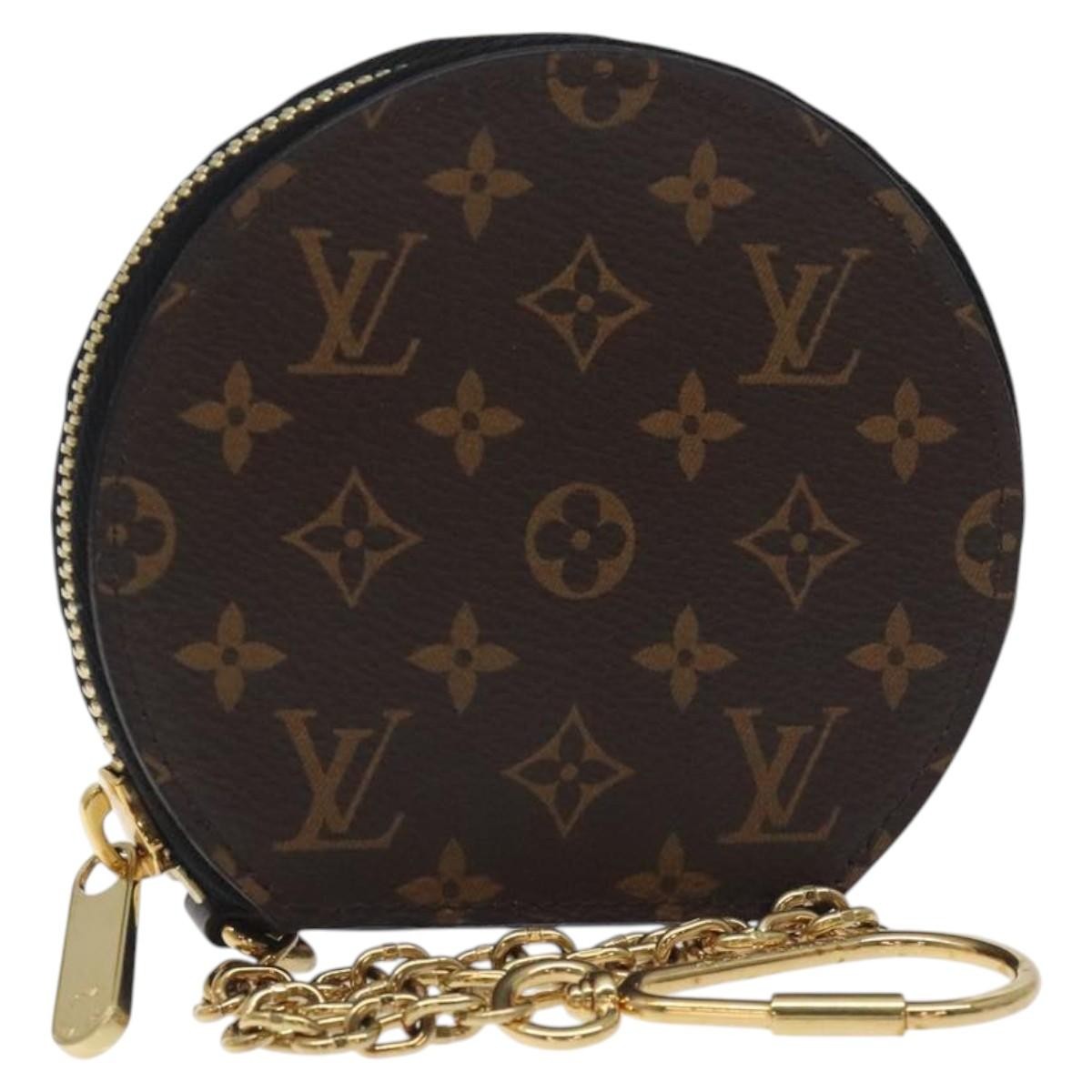 Louis Vuitton Boite Chapeau Coin Purse Monogram Canvas, BROWN, CANVAS, Wallets