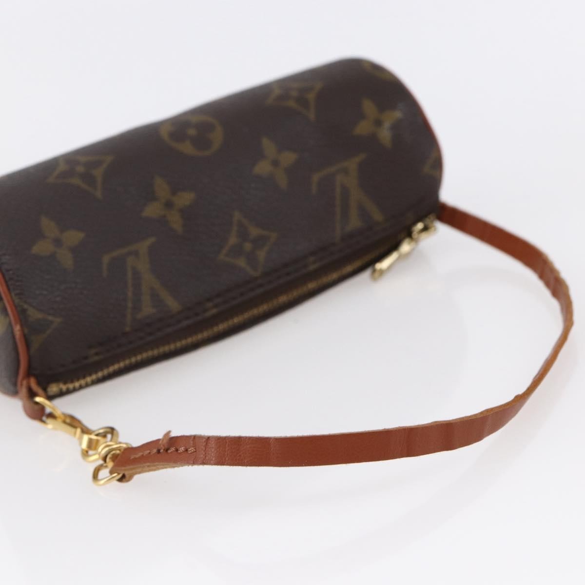 Louis Vuitton Papillon Pochette Monogram Canvas, BROWN, CANVAS, Clutche & pouche