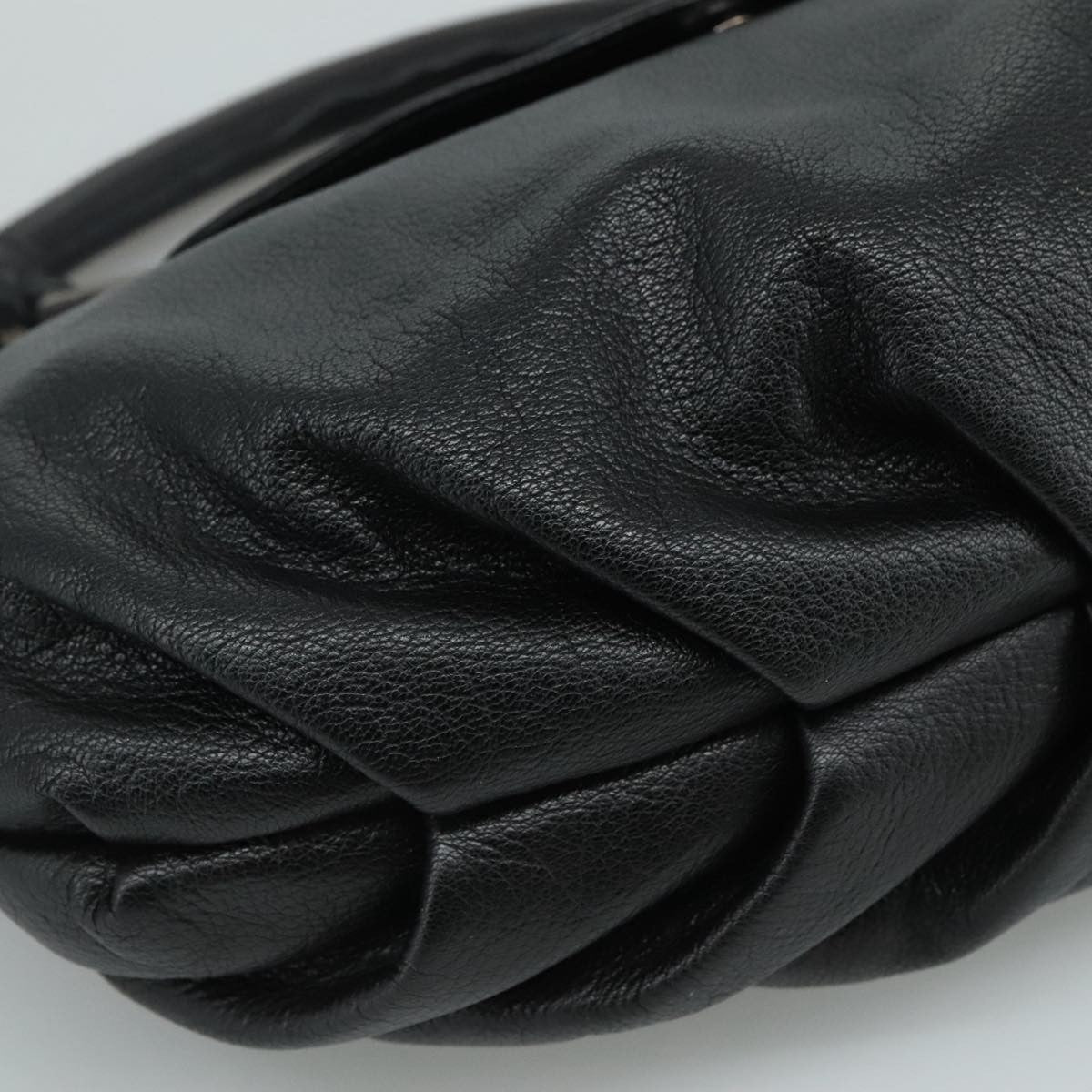 Salvatore Ferragamo Flap Handbag Leather, BLACK, LEATHER, Handbag