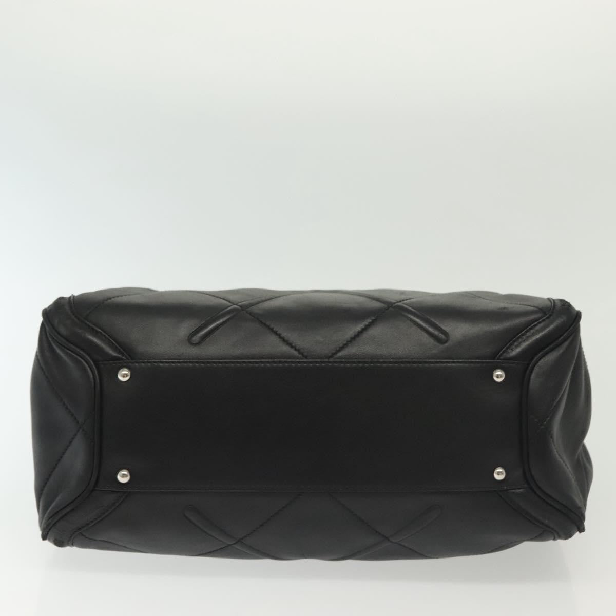 Salvatore Ferragamo Vala Handbag Leather, BLACK, LEATHER, Handbag