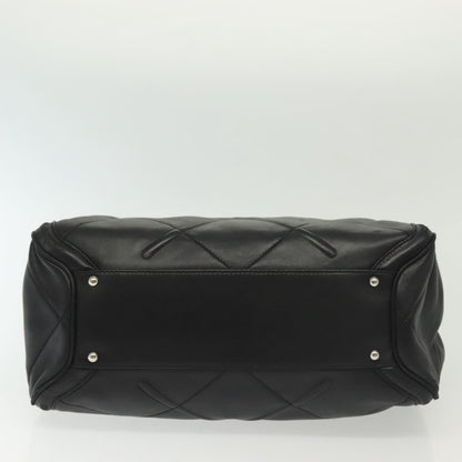 Salvatore Ferragamo Vala Handbag Leather, BLACK, LEATHER, Handbag