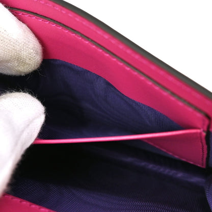 Gucci Petite GG Marmont Chain Wallet GG Matelasse Leather, PINK, LEATHER, Clutche & pouche