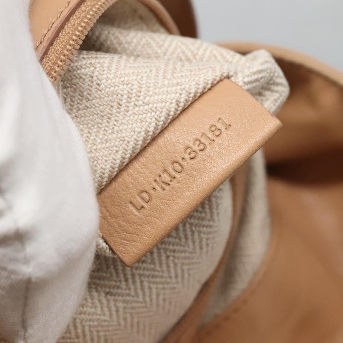 Bvlgari Chandra Hobo Canvas and Leather, BEIGE, CANVAS, Shoulder bag