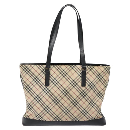 Burberry Nova Check Tote Canvas and Leather, BEIGE, CANVAS, Tote bag