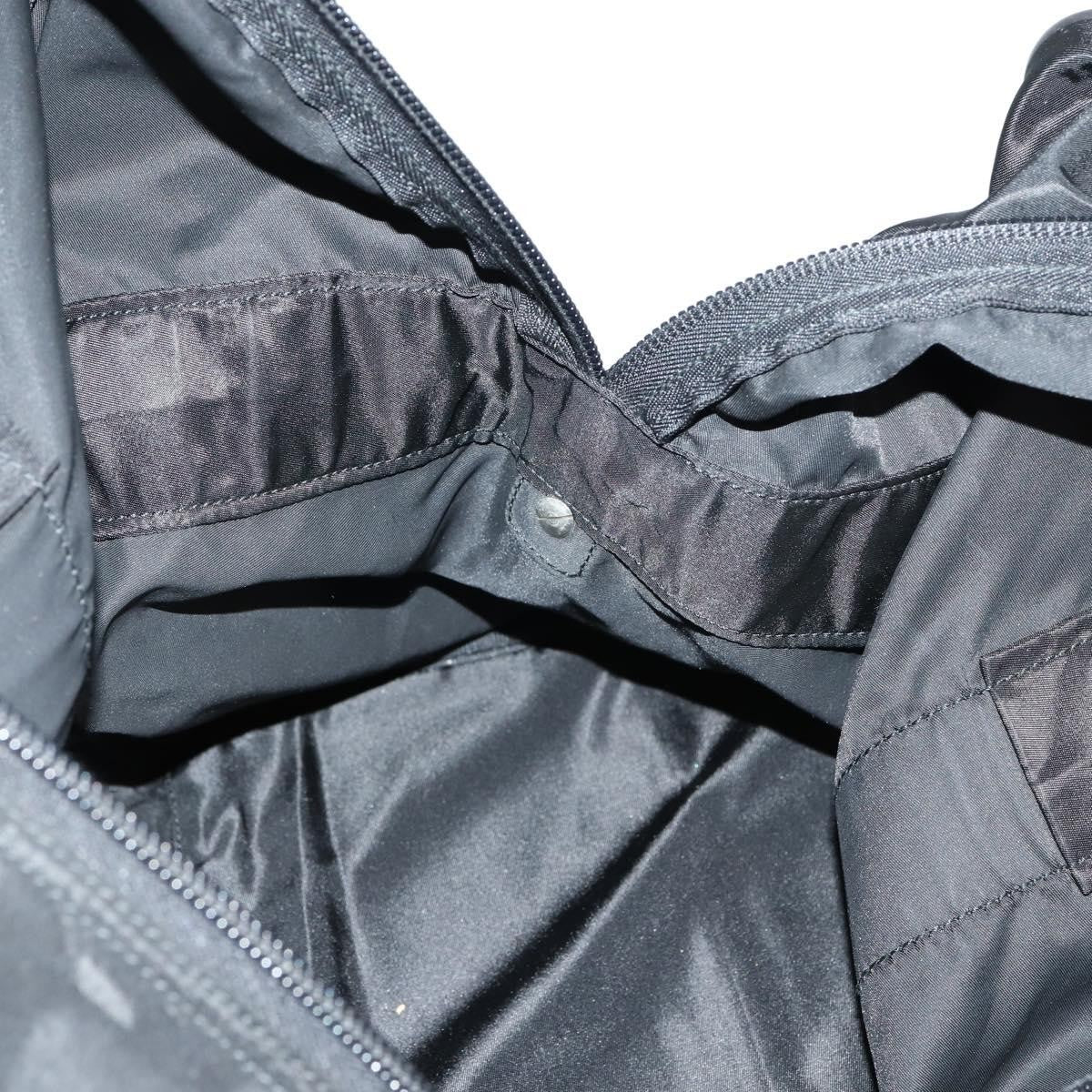 Prada Boston Bag Tessuto, BLACK, NYLON, Handbag