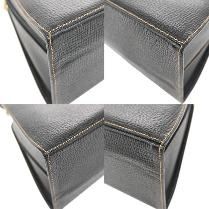 Loewe Turn Lock Leather, BLACK, LEATHER, Handbag