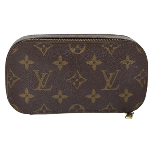 Louis Vuitton Pochette Accessoires Monogram Canvas, BROWN, CANVAS, Clutche & pouche