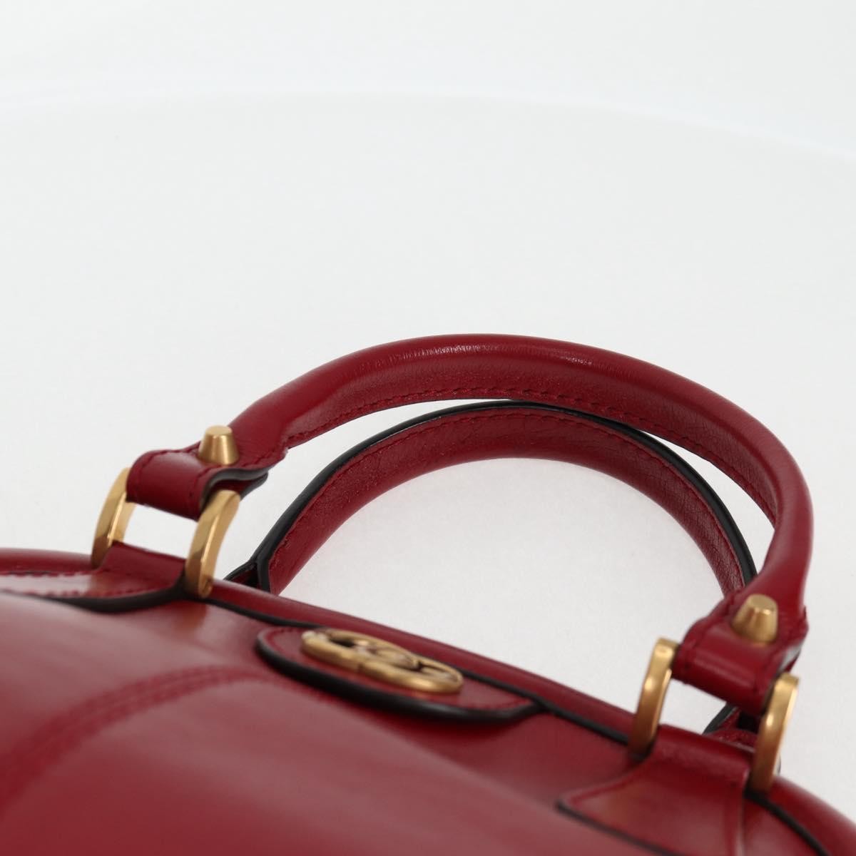 Gucci Rebelle leather red leather, RED, LEATHER, Handbag