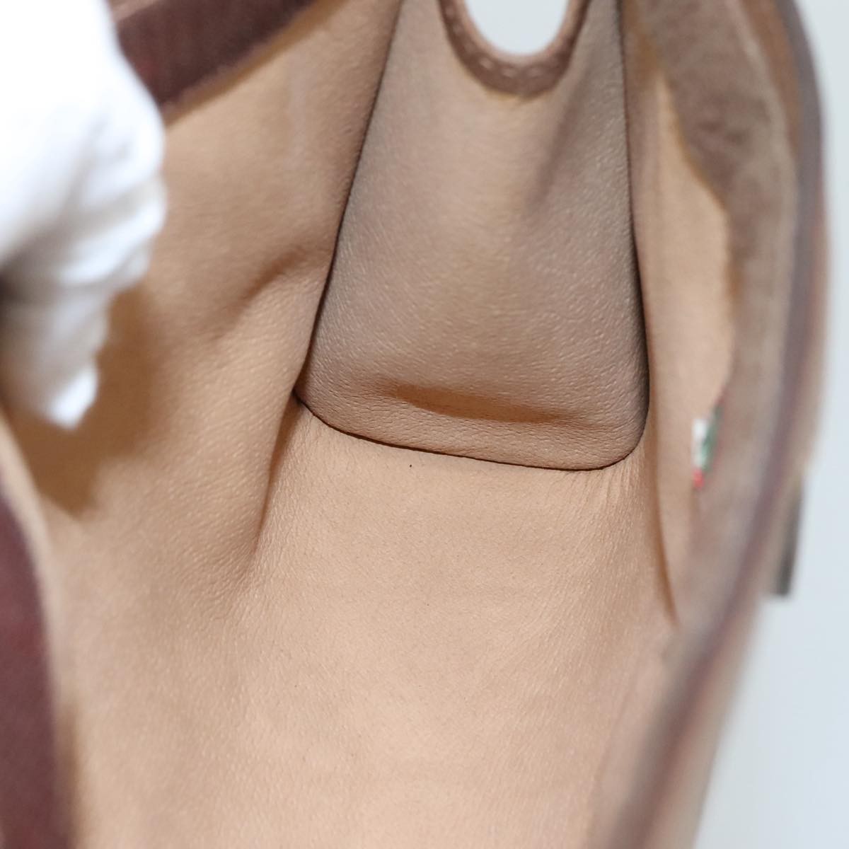 Gucci Vintage old clutch Canvas, BEIGE, PVC, Clutche & pouche