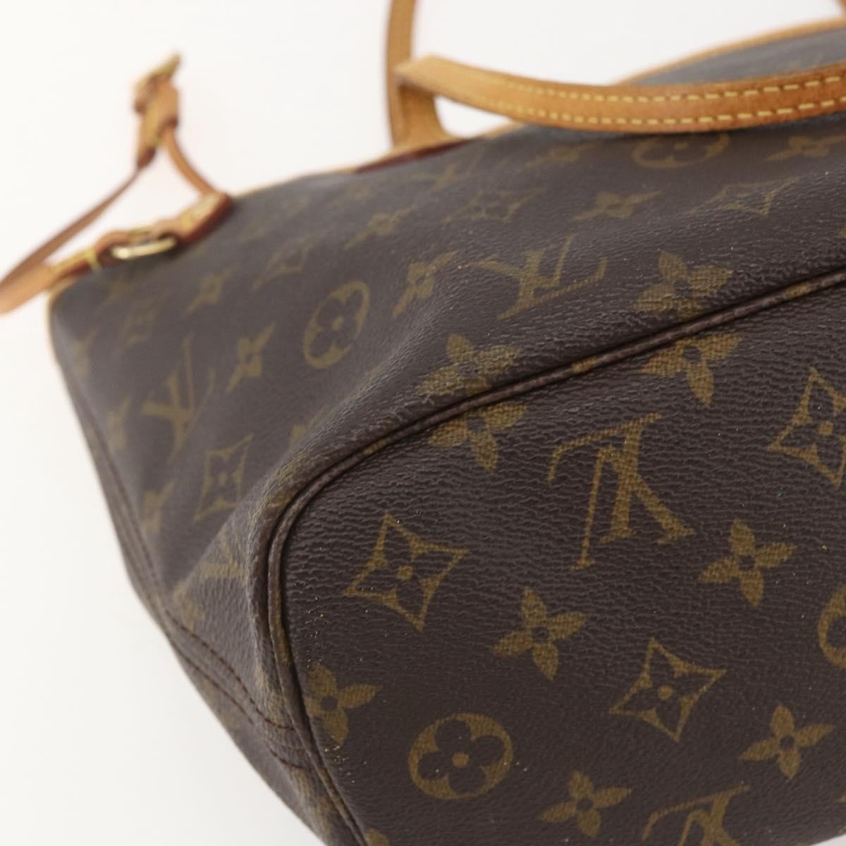 Louis Vuitton Neverfull Tote Monogram Canvas, BROWN, CANVAS, Tote bag