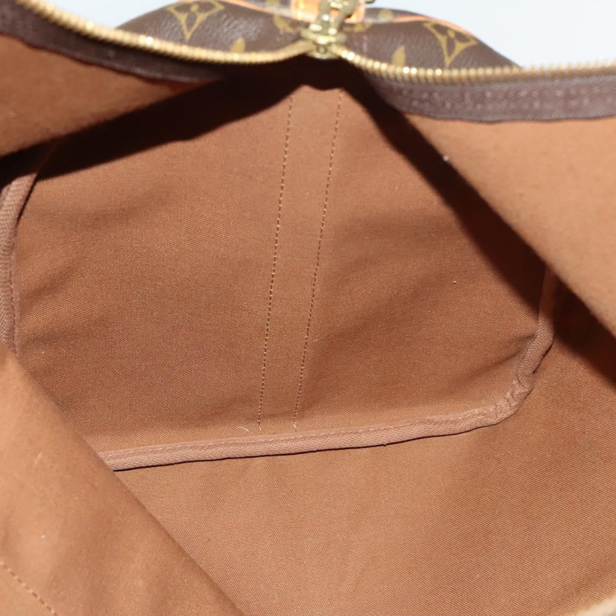 Louis Vuitton Keepall Bandouliere Bag Monogram Canvas, BROWN, CANVAS, Travel bag