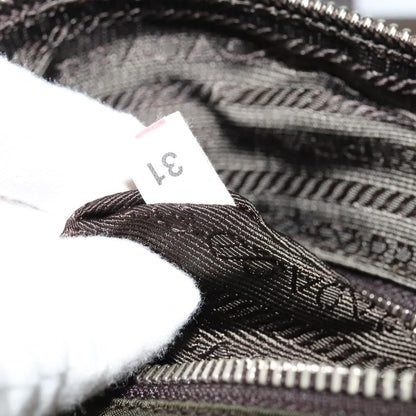 Prada Vintage Flap Shoulder Bag Nylon, KHAKI, NYLON, Shoulder bag