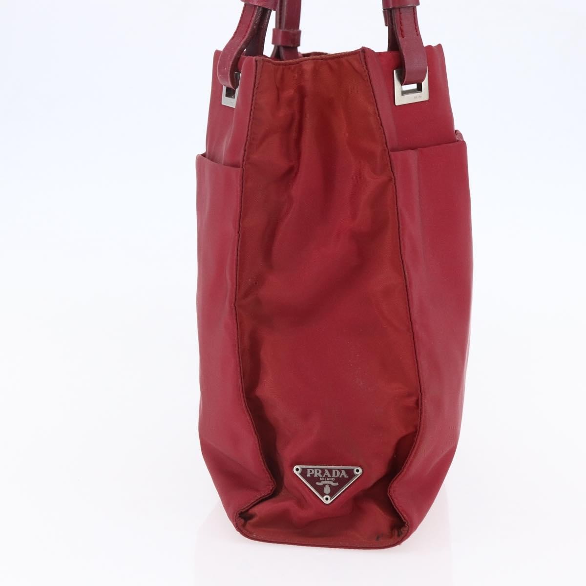 Prada Vintage Tote Tessuto, RED, NYLON, Tote bag