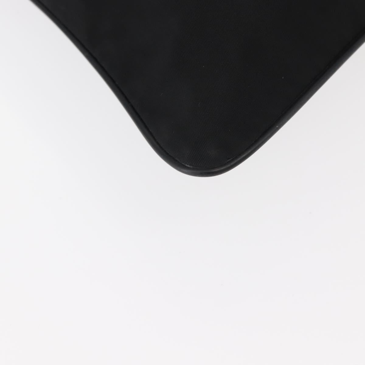 Prada Flat Messenger Bag Tessuto, BLACK, NYLON, Shoulder bag