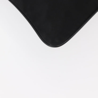 Prada Flat Messenger Bag Tessuto, BLACK, NYLON, Shoulder bag