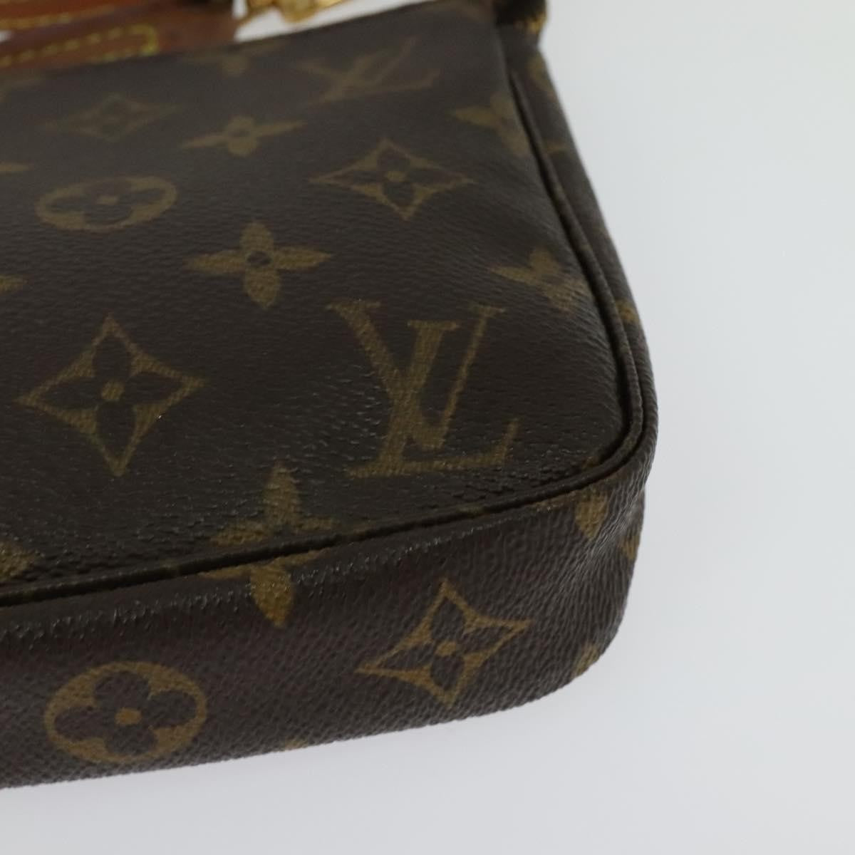 Louis Vuitton Pochette Accessoires NM Monogram Canvas, BROWN, CANVAS, Clutche & pouche