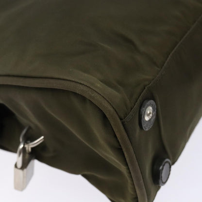 Prada Tote Vitello Daino Vitello Daino, GREEN, NYLON, Tote bag