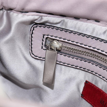 Valentino Garavani Rose Handbag Leather, PURPLE, LEATHER, Handbag