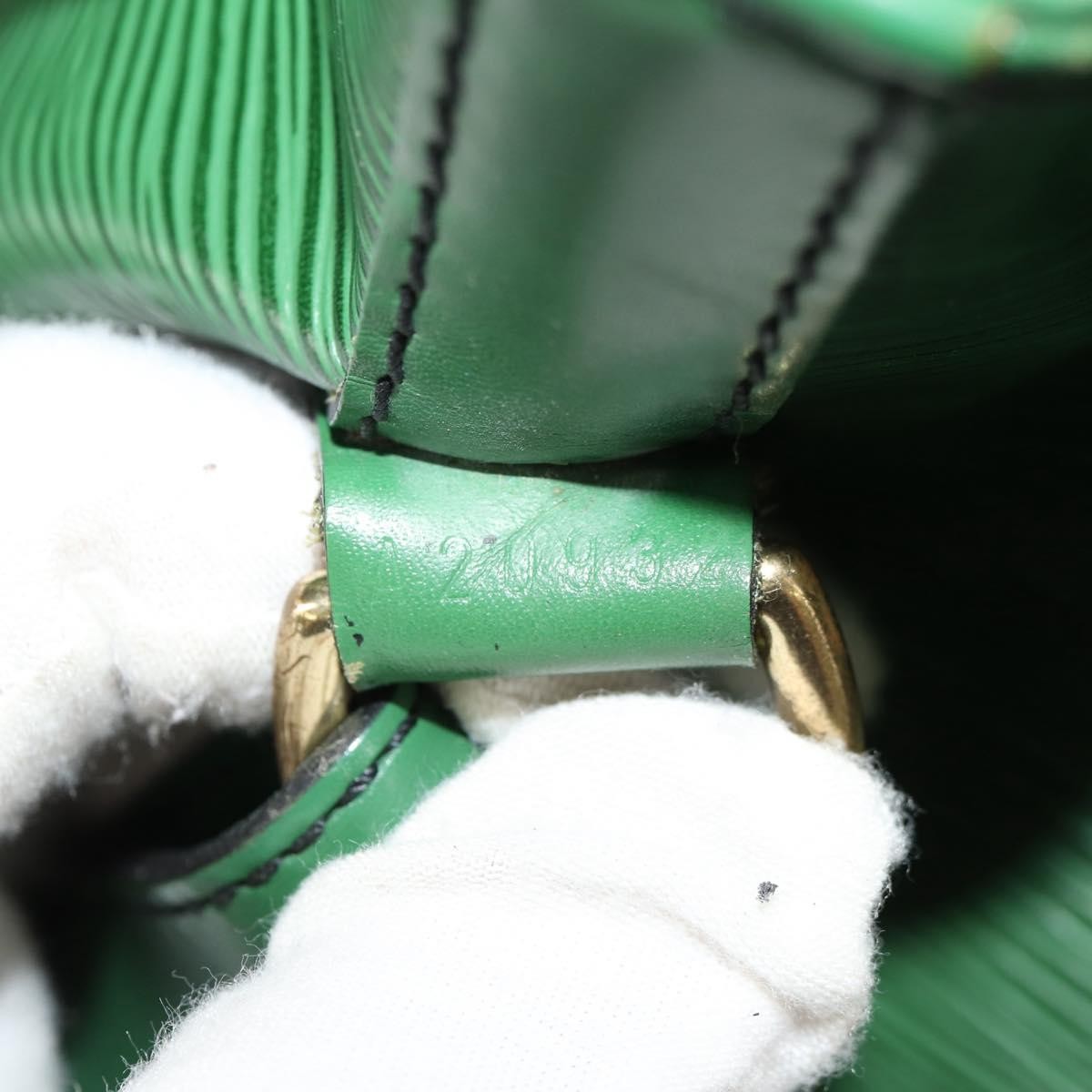 Louis Vuitton Petit Noe Handbag Epi Leather, GREEN, LEATHER, Shoulder bag