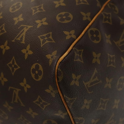 Louis Vuitton Keepall Bag Monogram Canvas, BROWN, CANVAS, Travel bag