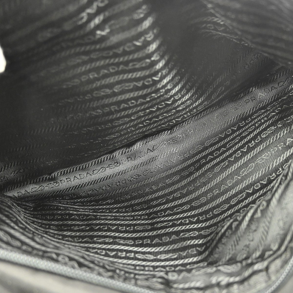 Prada Vintage Handbag Tessuto, BLACK, NYLON, Handbag