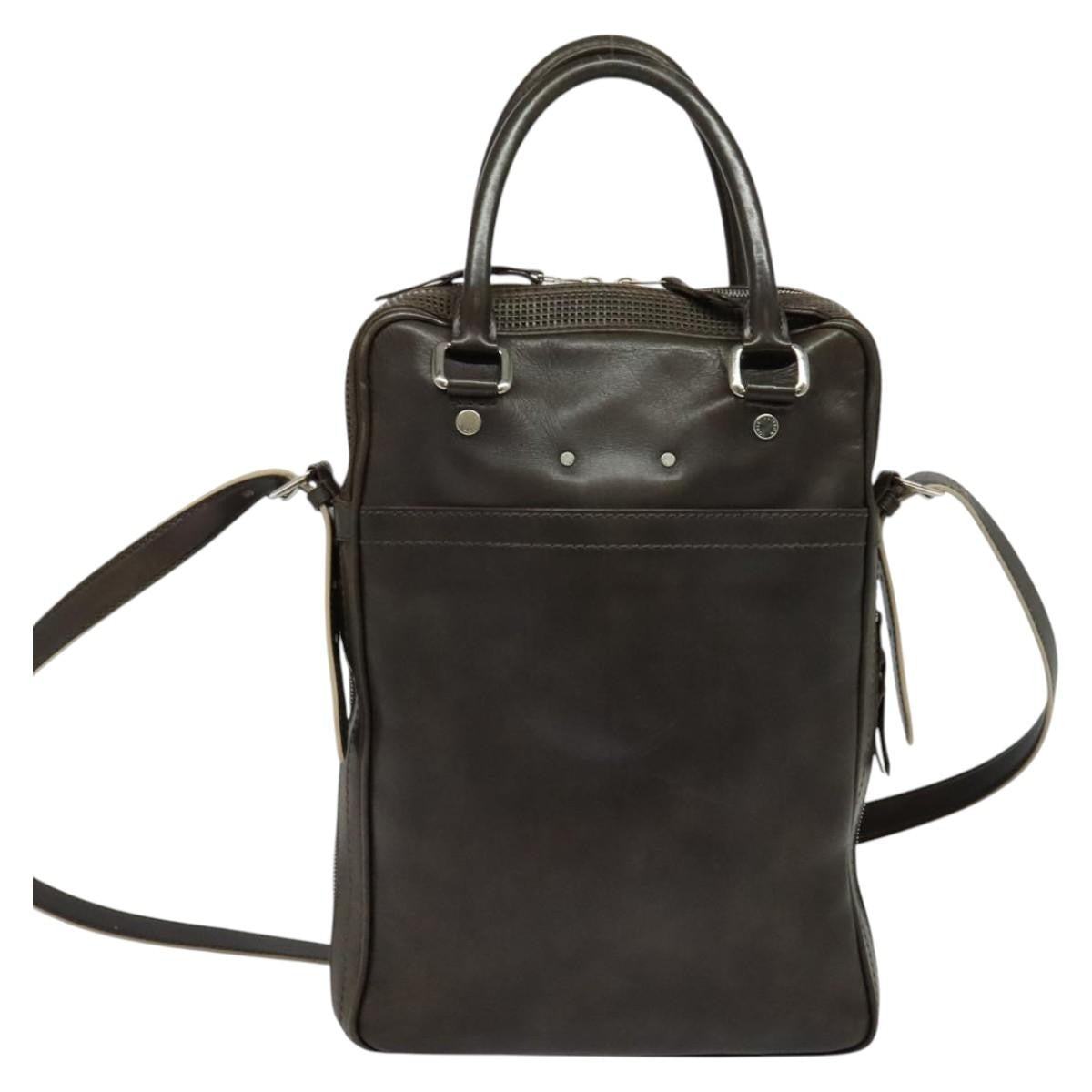 Louis Vuitton Bequia Porte-Documents Handbag Limited Edition Monogram Mirage, BROWN, LEATHER, Tote bag