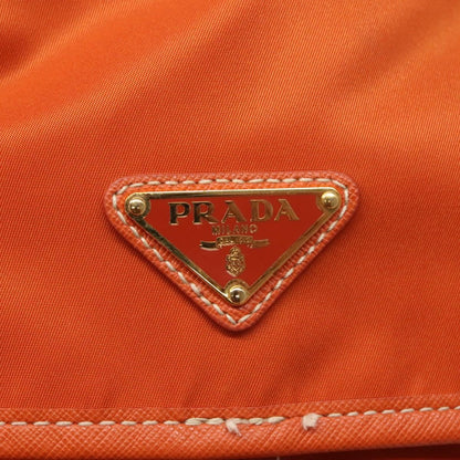Prada Buckle Messenger Bag Tessuto, ORANGE, NYLON, Crossbody bag