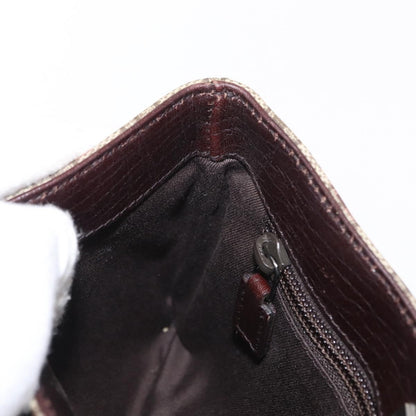 Gucci Vintage Handbag Canvas, BEIGE, PVC, Handbag