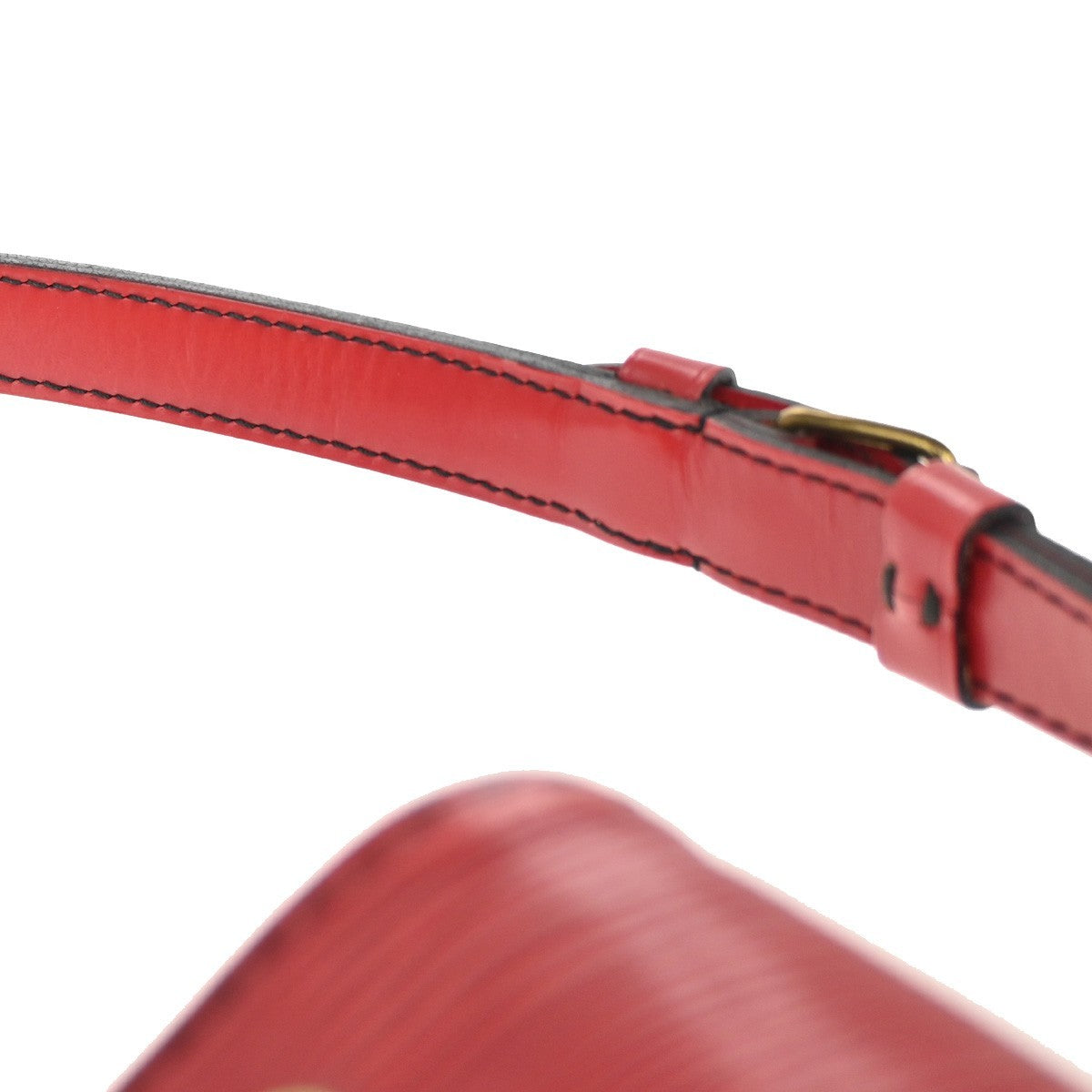 Louis Vuitton Petit Noe Handbag Epi Leather, RED, LEATHER, Shoulder bag