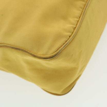 Prada Hobo Tessuto, YELLOW, NYLON, Clutche & pouche