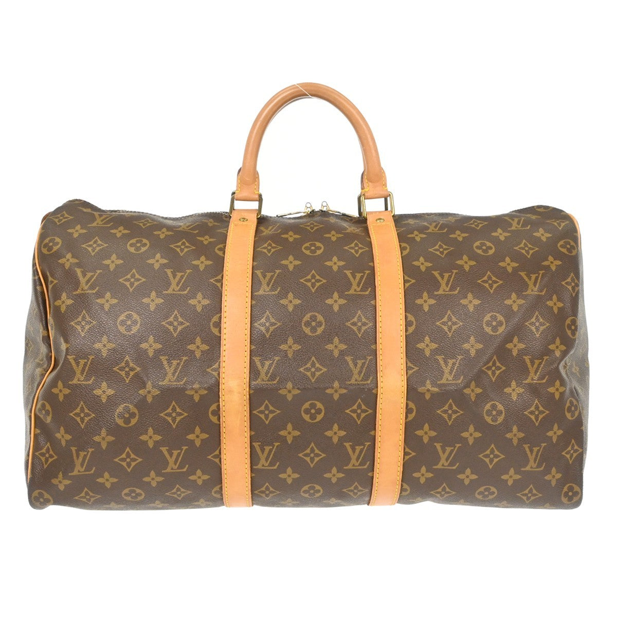 Louis Vuitton Keepall Bag Monogram Canvas, Brown, Canvas, Travel Bag
