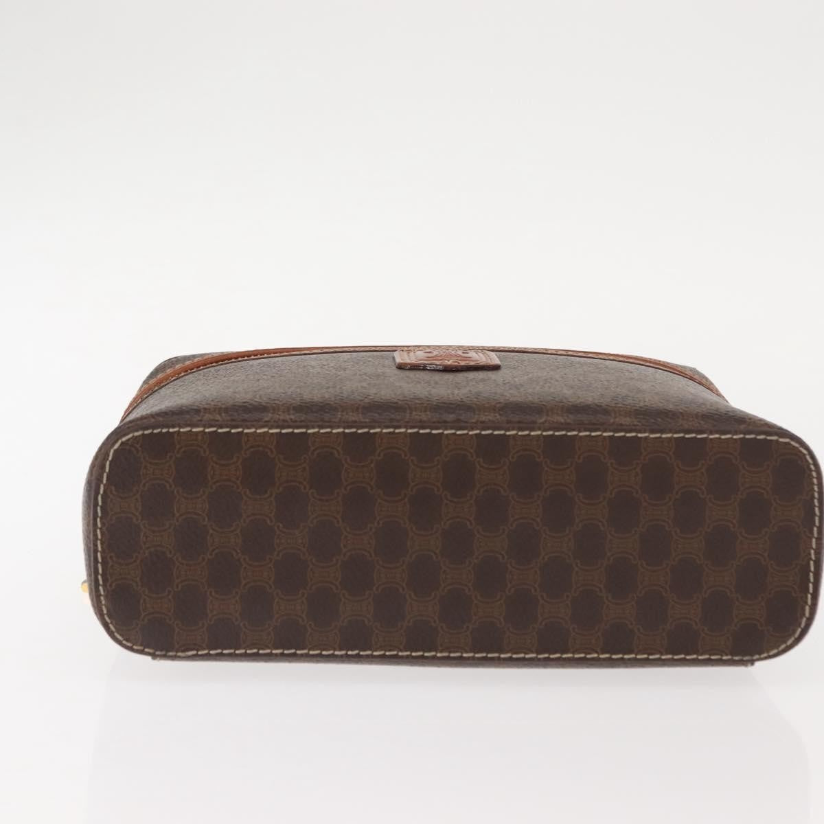 Celine Macadam Vanity Bag Canvas, BROWN, CANVAS, Handbag