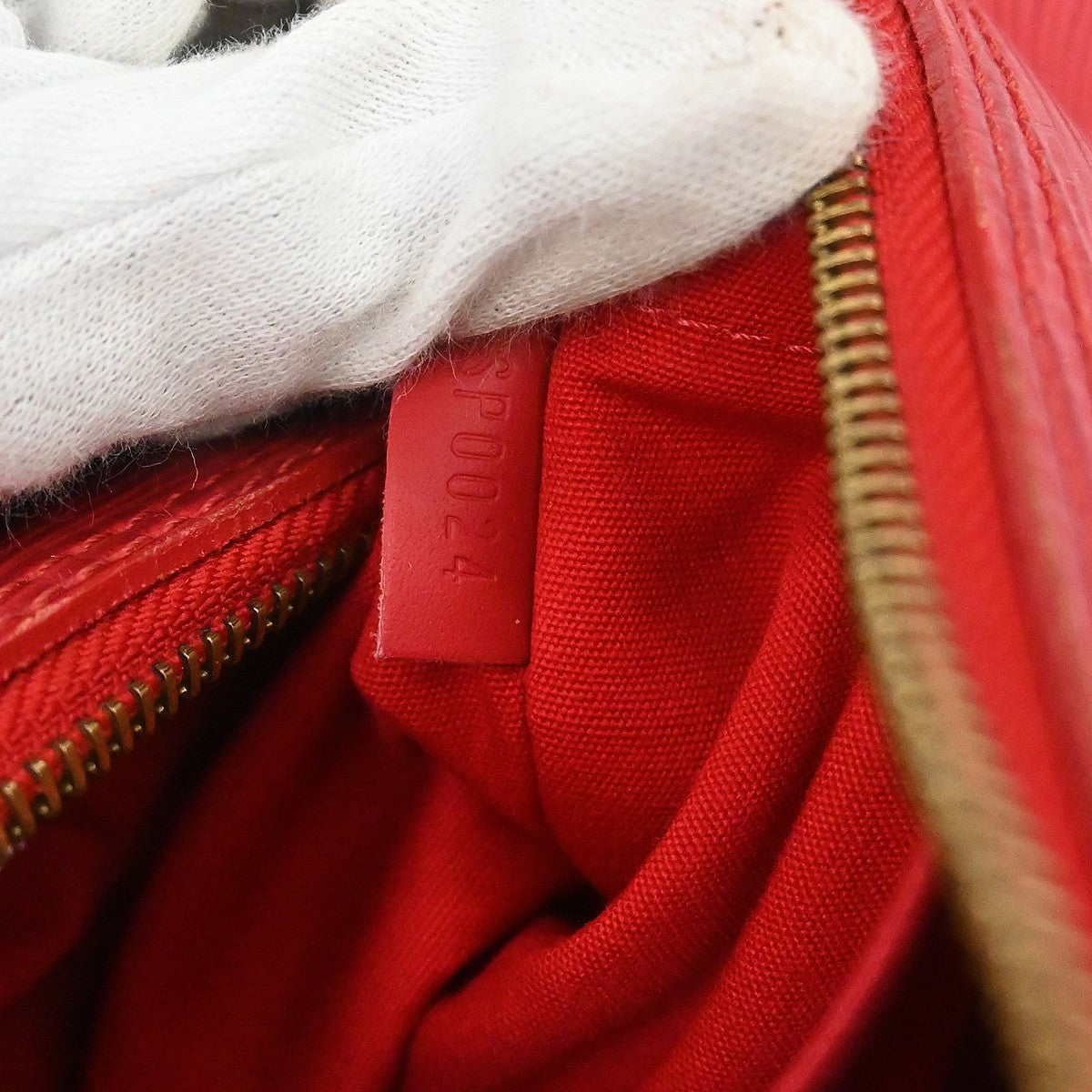 Louis Vuitton Speedy Handbag Epi Leather, Red, Leather, Handbag