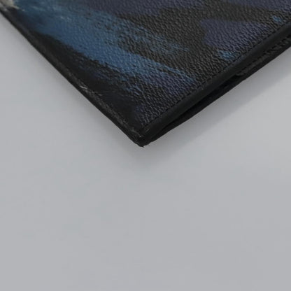 Louis Vuitton Pochette Jour Limited Edition Camouflage Printed Coated Canvas, BLUE, LEATHER, Clutche & pouche