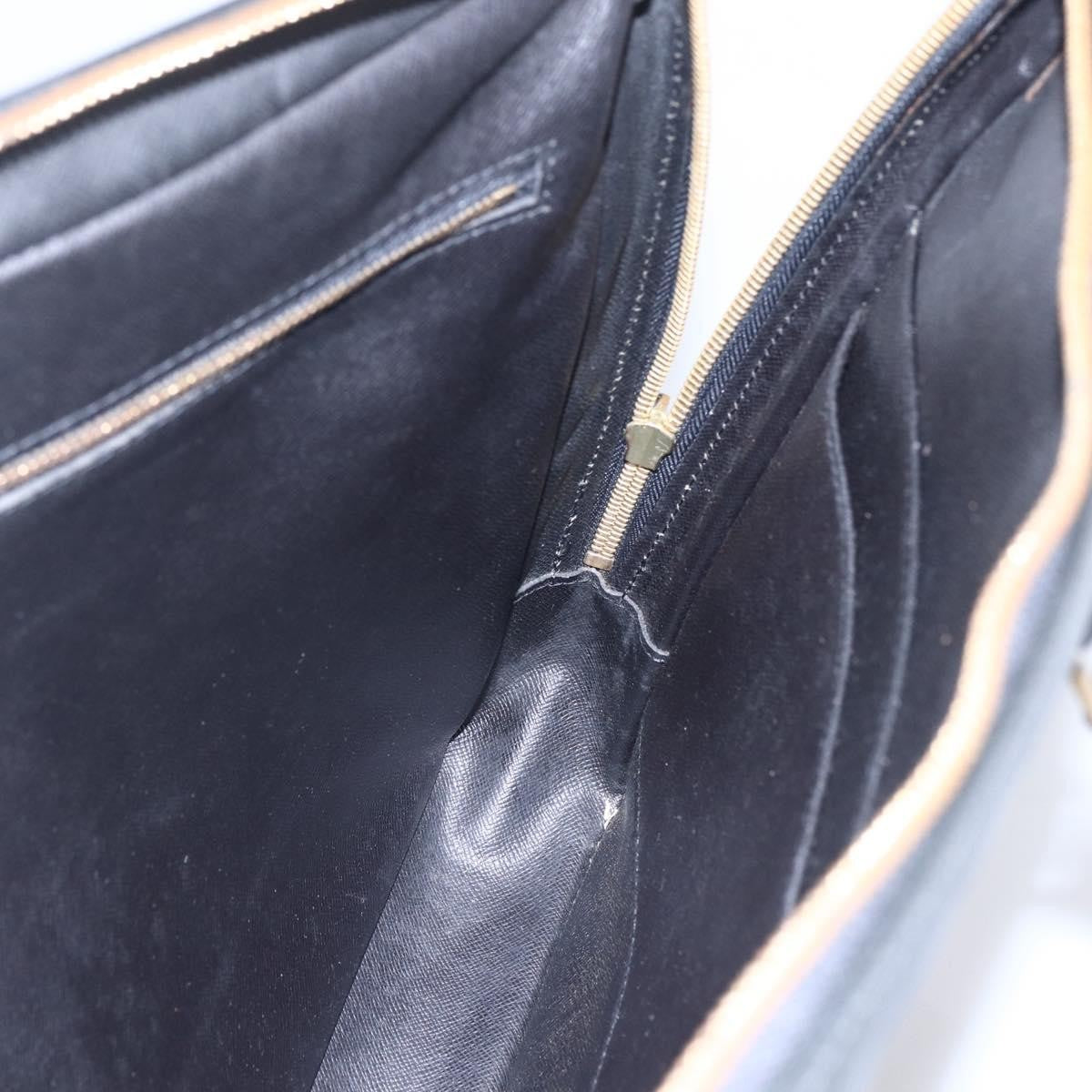 Louis Vuitton Porte Documents Voyage Epi Leather, BLACK, LEATHER, Briefcase