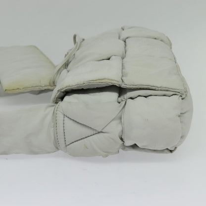 Bottega Veneta Padded Tech Cassette Crossbody Bag Intrecciato Nylon, GRAY, NYLON, Shoulder bag