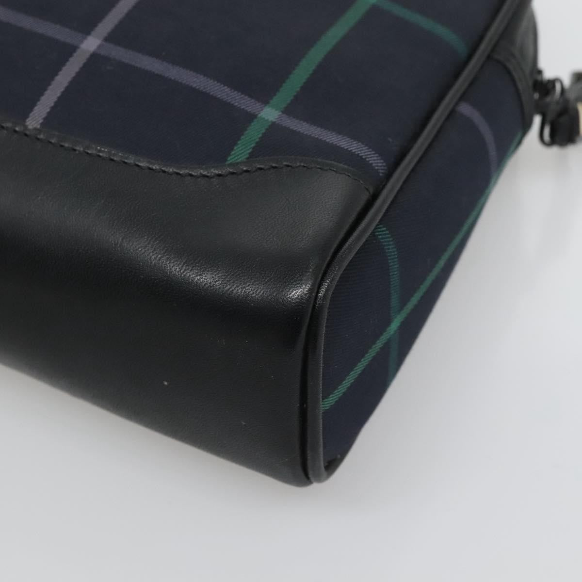 Burberry Nova check Pochette Canvas, NAVY, CANVAS, Clutche & pouche