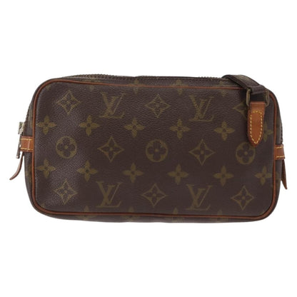 Louis Vuitton Pochette Marly Bandouliere Bag Monogram Canvas, BROWN, CANVAS, Shoulder bag