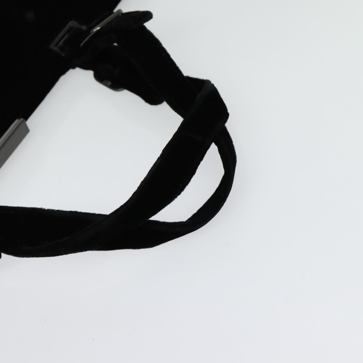 Prada Vintage Handbag Tessuto, BLACK, VELVET, Handbag