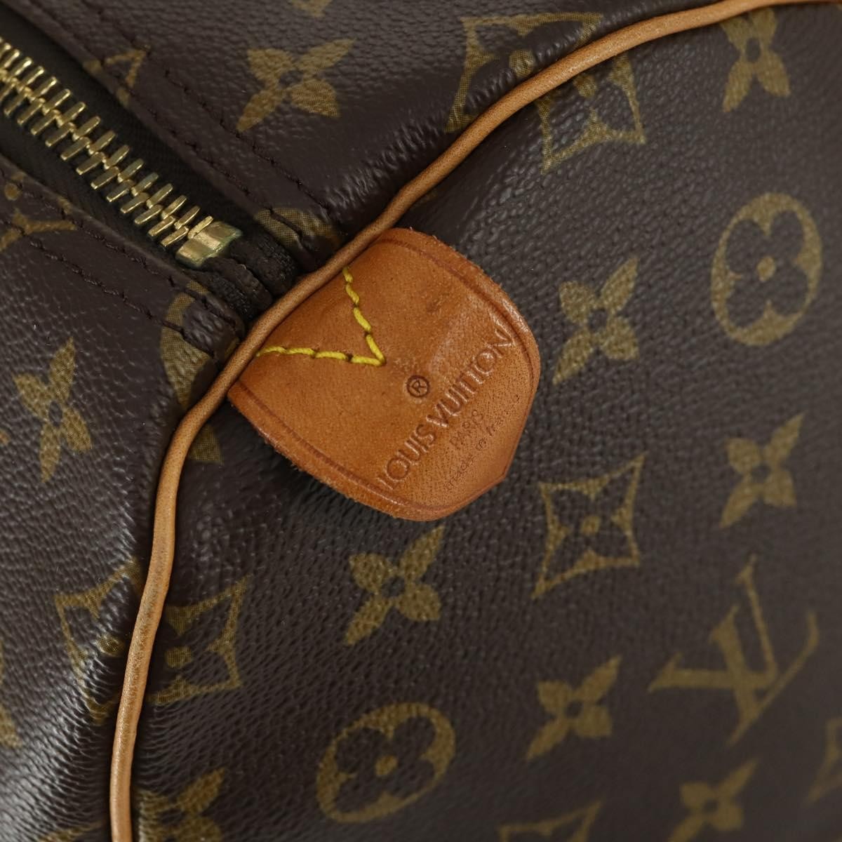 Louis Vuitton Keepall Bag Monogram Canvas, BROWN, CANVAS, Travel bag